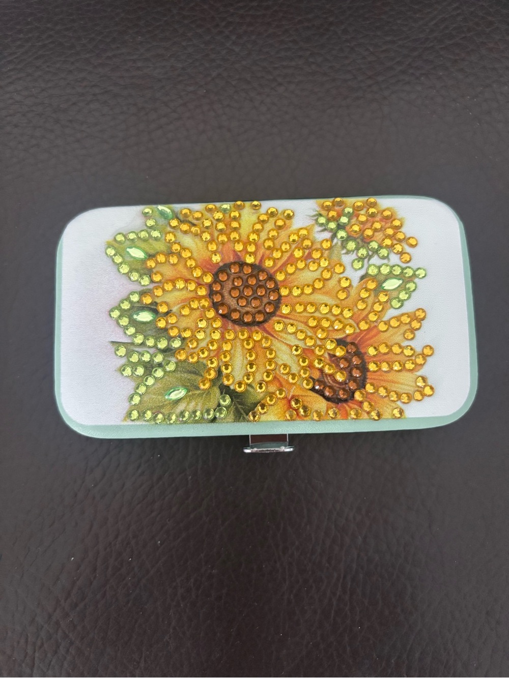 Hand Crafted Sunflower Manicure Set (sealed)